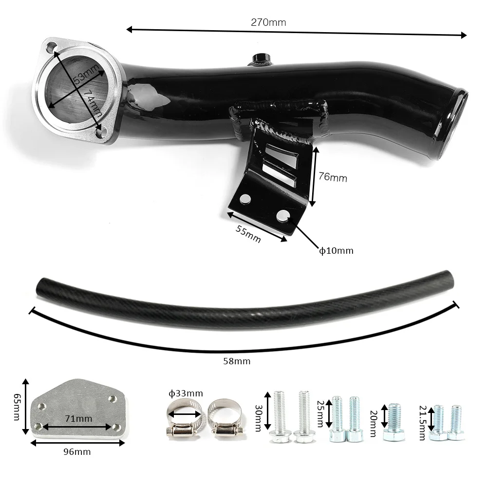 Garlaven For 2004-2005 6.6L 2500HD EGR Delete Kit & High Flow Intake Duramax Diesel
