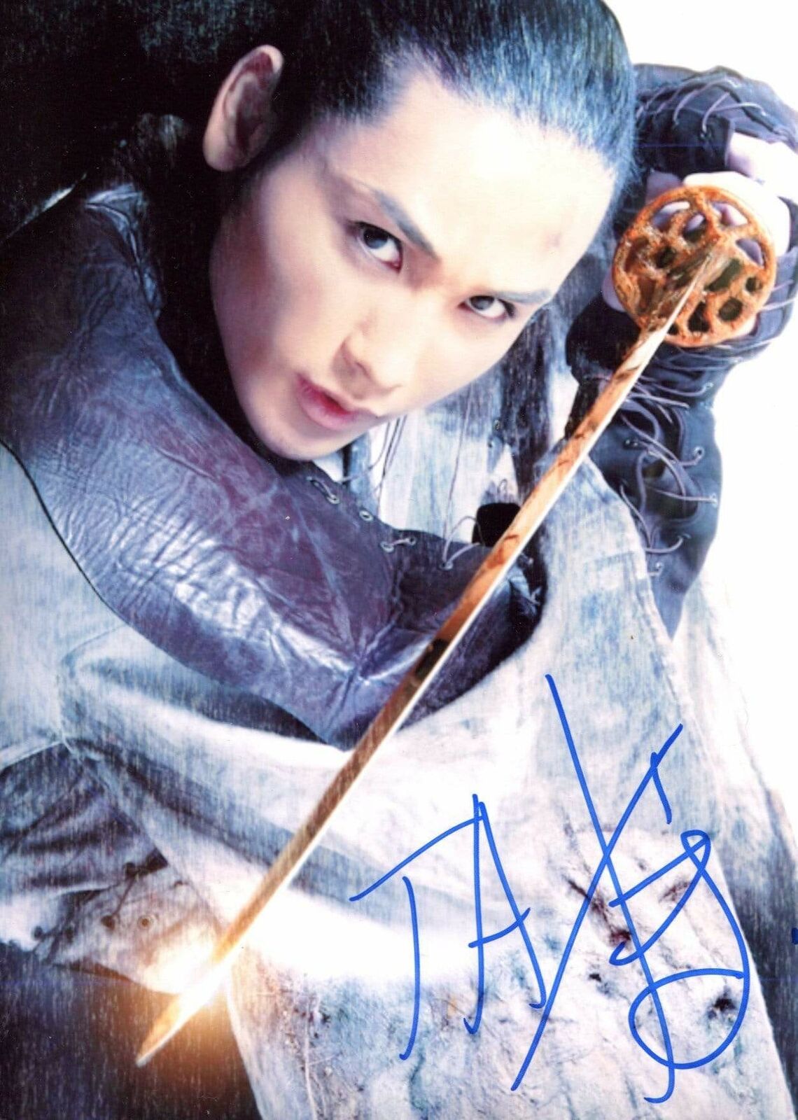 Tak Sakaguchi ACTOR autograph, In-Person signed Photo Poster painting