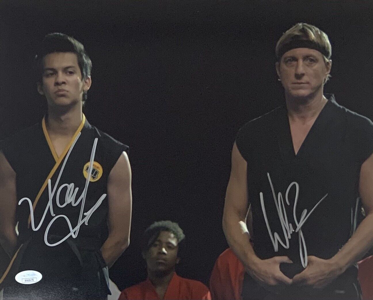 William Zabka & Xolo Mariduena Cobra Kai Dual Autographed 11x14 JSA