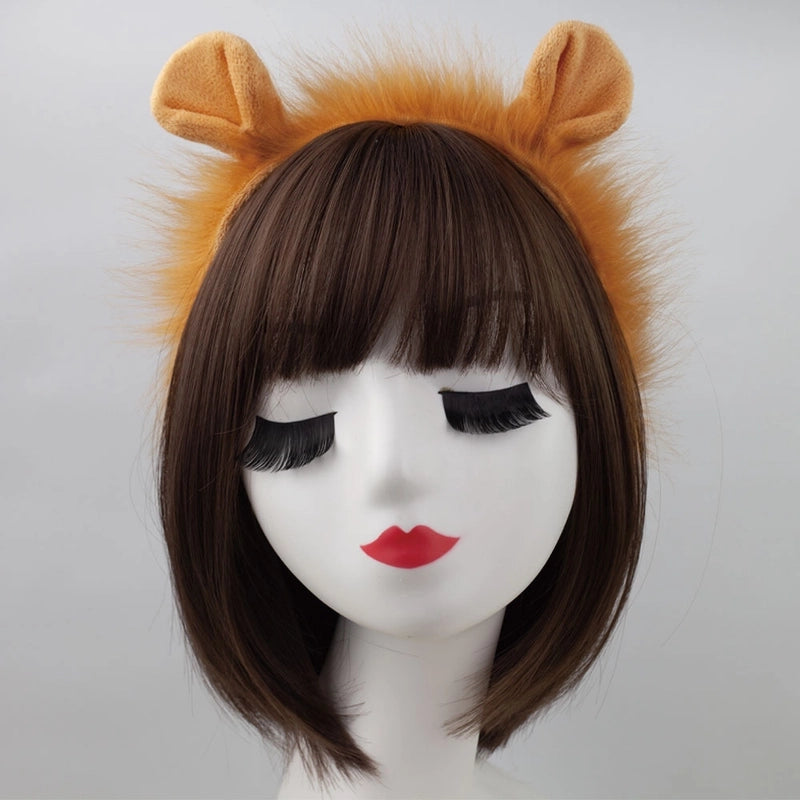 Unisex Cartoon Style Lion Cloth Hair Band