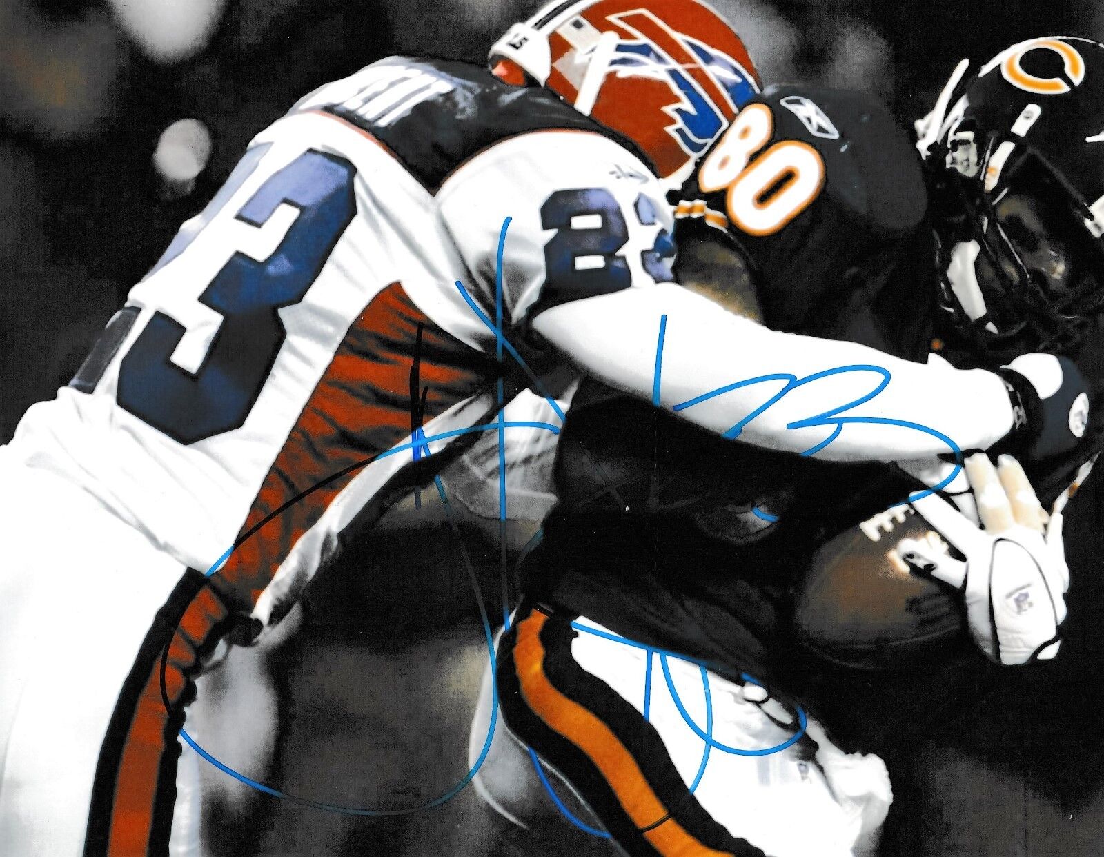 Autographed TROY VINCENT Buffalo Bills 8x10 Photo Poster painting w/COA