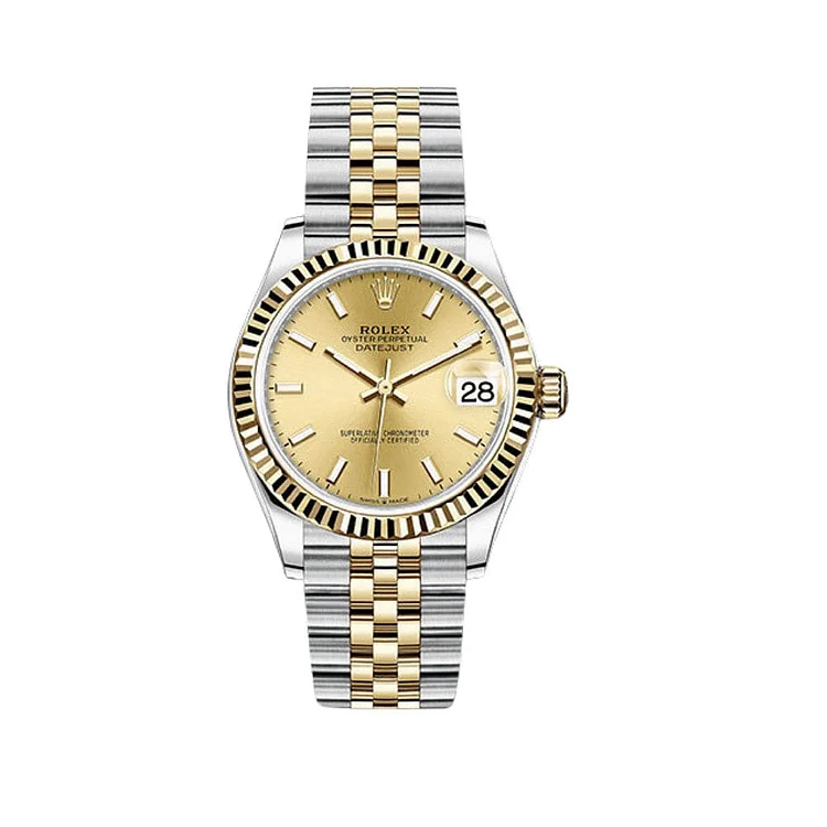 Rolex Datejust 278273 Yellow Gold Stainless Steel Champagne Dial
