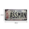 Seinfeld Assman - Car License(12*6Inch)