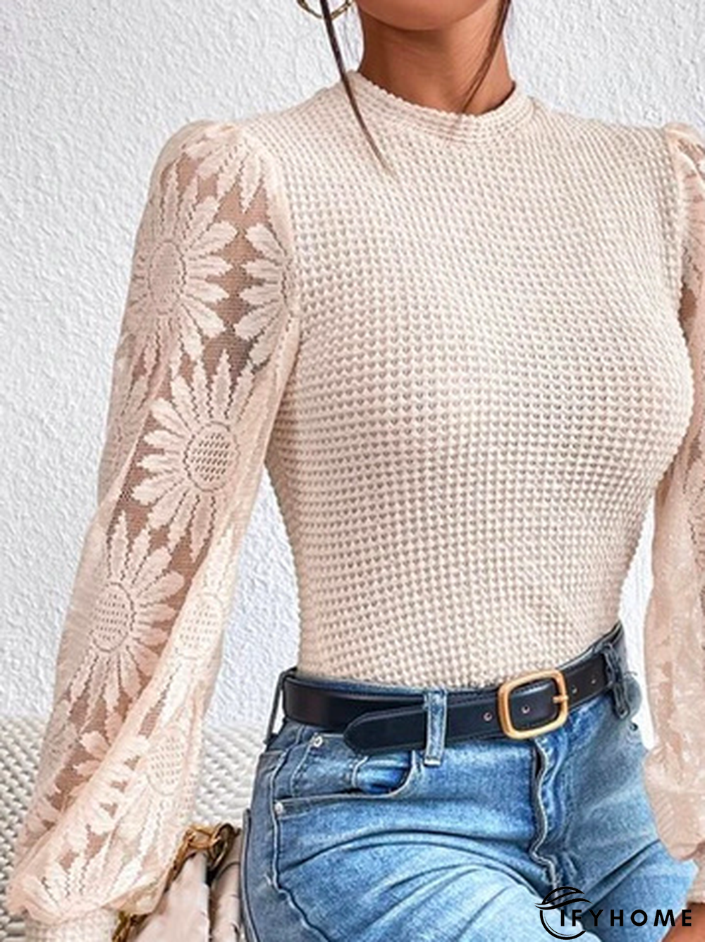 Plain Casual Regular Fit Top | IFYHOME