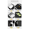 18L Lightweight Mountaineering Backpack with Reflective Strips & Chest Storage Bag Foldable Running Storage Knapsack Breathable Splash-Proof Hiking Nylon Pouch Hiking Work Travel Camping Backpacks
