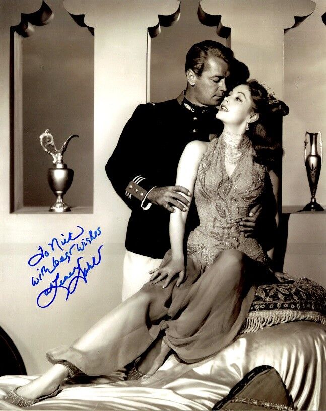 ARLENE DAHL Signed Photo Poster painting - Desert Legion