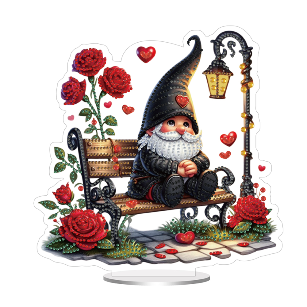 Acrylic Special Shape Goblin 5D DIY Diamond Painting Tabletop Decorations