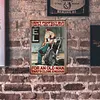 Sitg sur moto - Panneaux en &eacute;tain m&eacute;tallique(20*30cm/30*40cm) - Garage