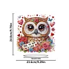 DIY Love Owl Acrylic Special Shape Diamond Painting Desktop Ornaments