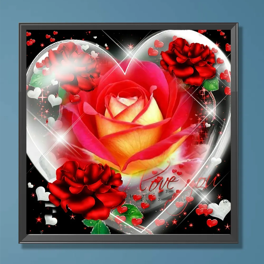 DIY Paint By Number 40*40cm - Rose