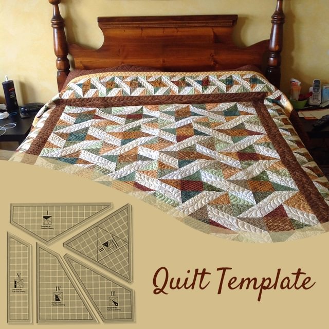 Scrap Crazy Templates Quilt Ruler (With Instructions)