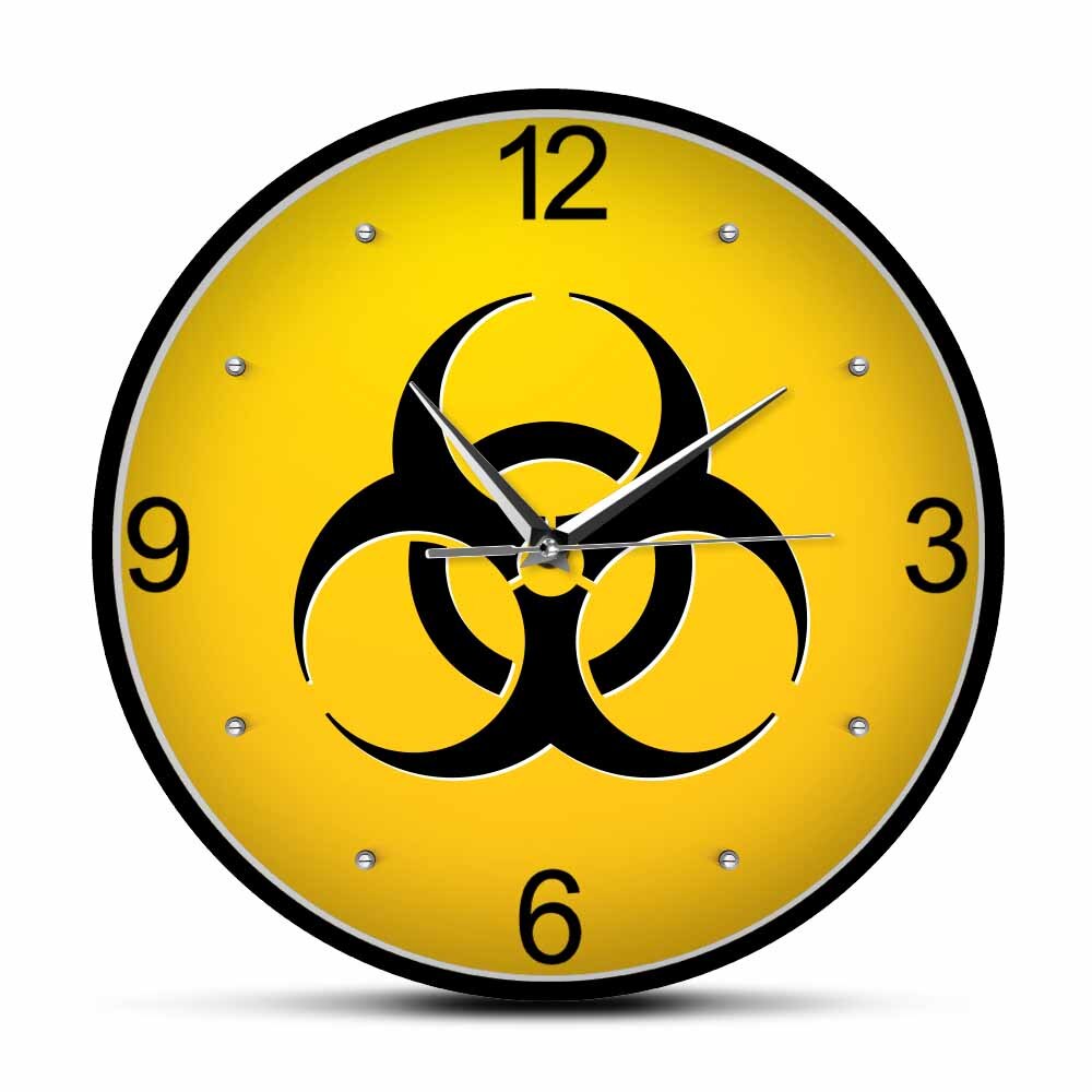 

Biohazard Symbol - Frameless Acrylic Wall Clock, 501 Original