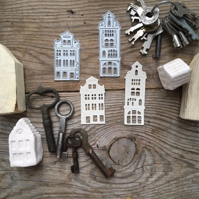 Piggy Craft metal cutting dies cut die mold Flower leaves animal frame Scrapbook paper craft knife mould blade punch stencils