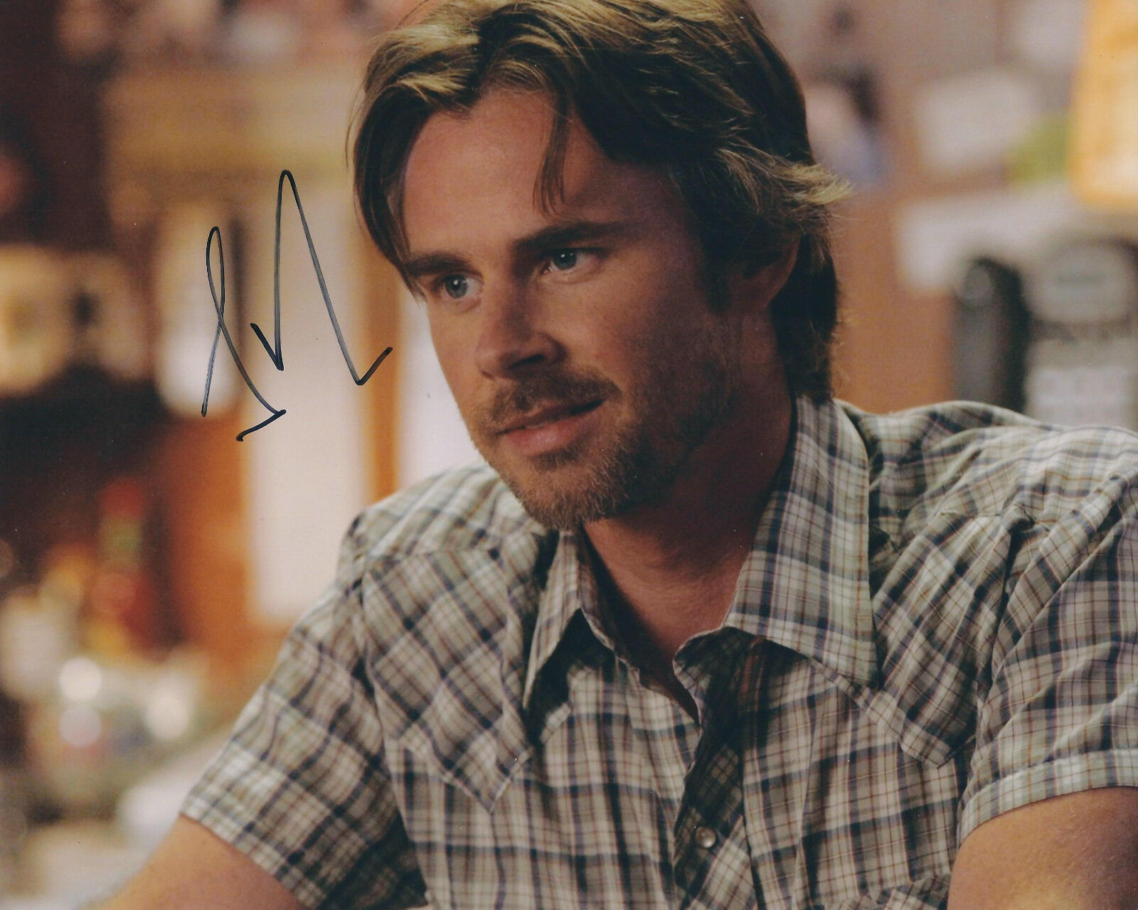 SAM TRAMMELL TRUE BLOOD AUTOGRAPHED Photo Poster painting SIGNED 8X10 #7 SAM MERLOTTE