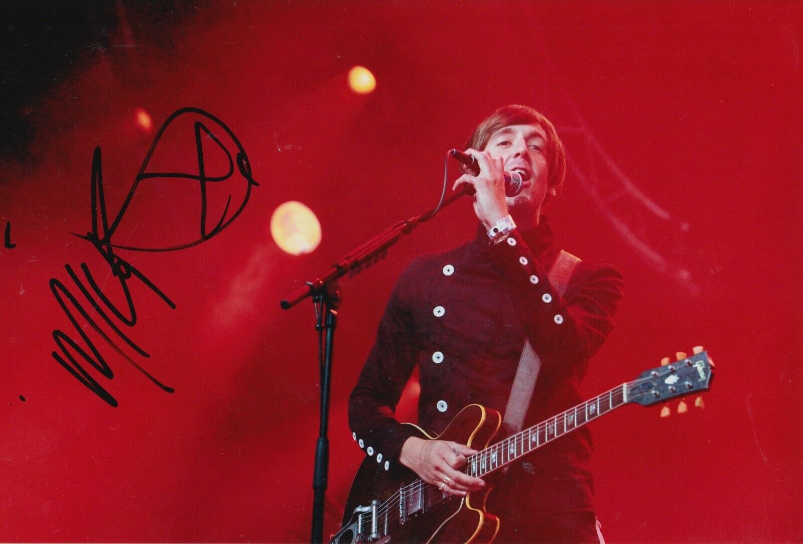 Miles Kane Hand Signed 12x8 Photo Poster painting - Music Autograph 2.