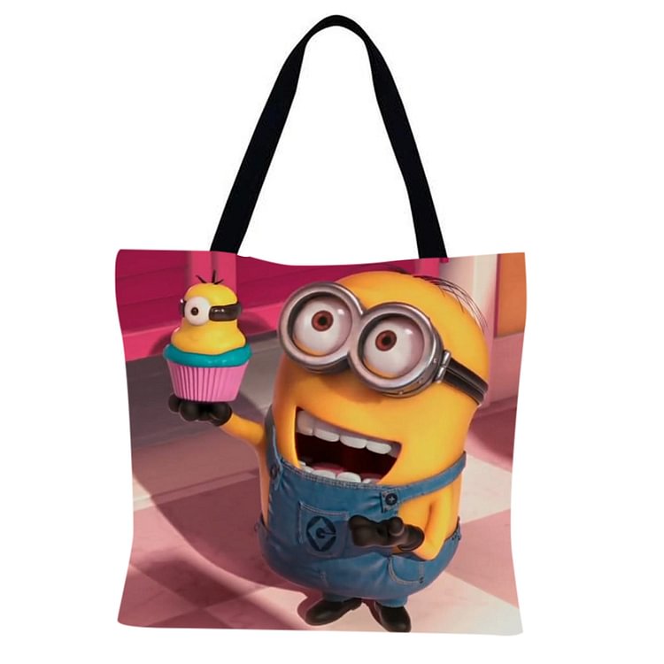 Cartoon - Linen Tote Bag