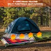 5V USB Foldable Heated Seat Cushion 3-Level Temperature for Camping Office Home