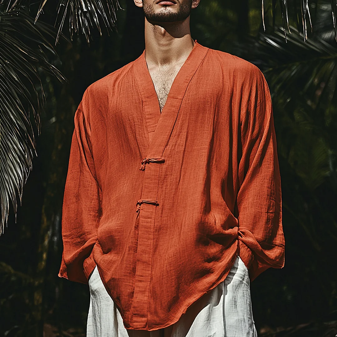 Men's Linen Shirt-inspireuse