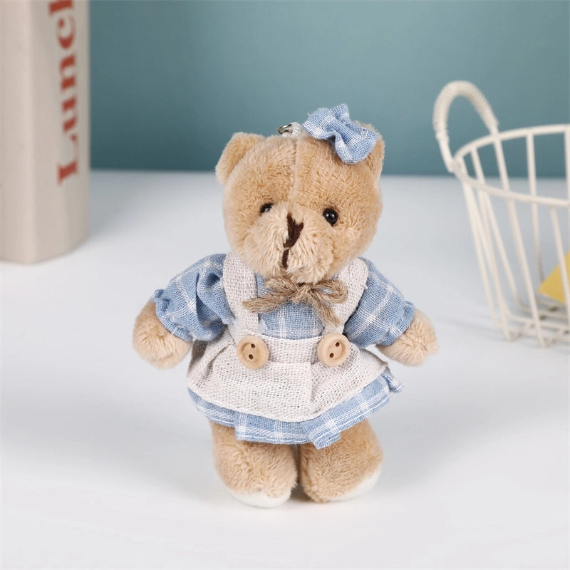 Cute Bear PP Cotton Unisex Bag Pendant Keychain