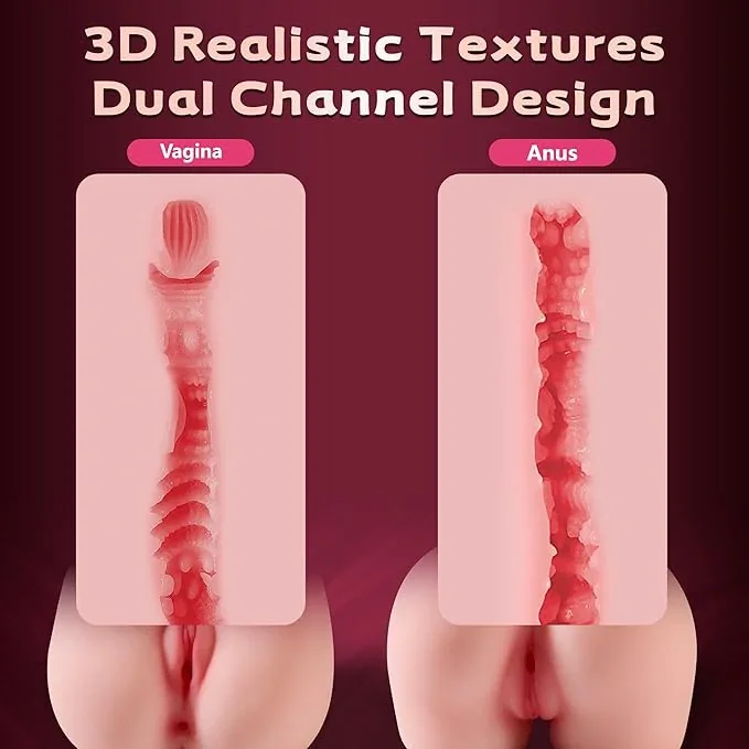 Lifelike Mini Sex Doll for Men Realistic  Pussies Male Masturbator with Tight Vaginal Anal for deep Pleasure 