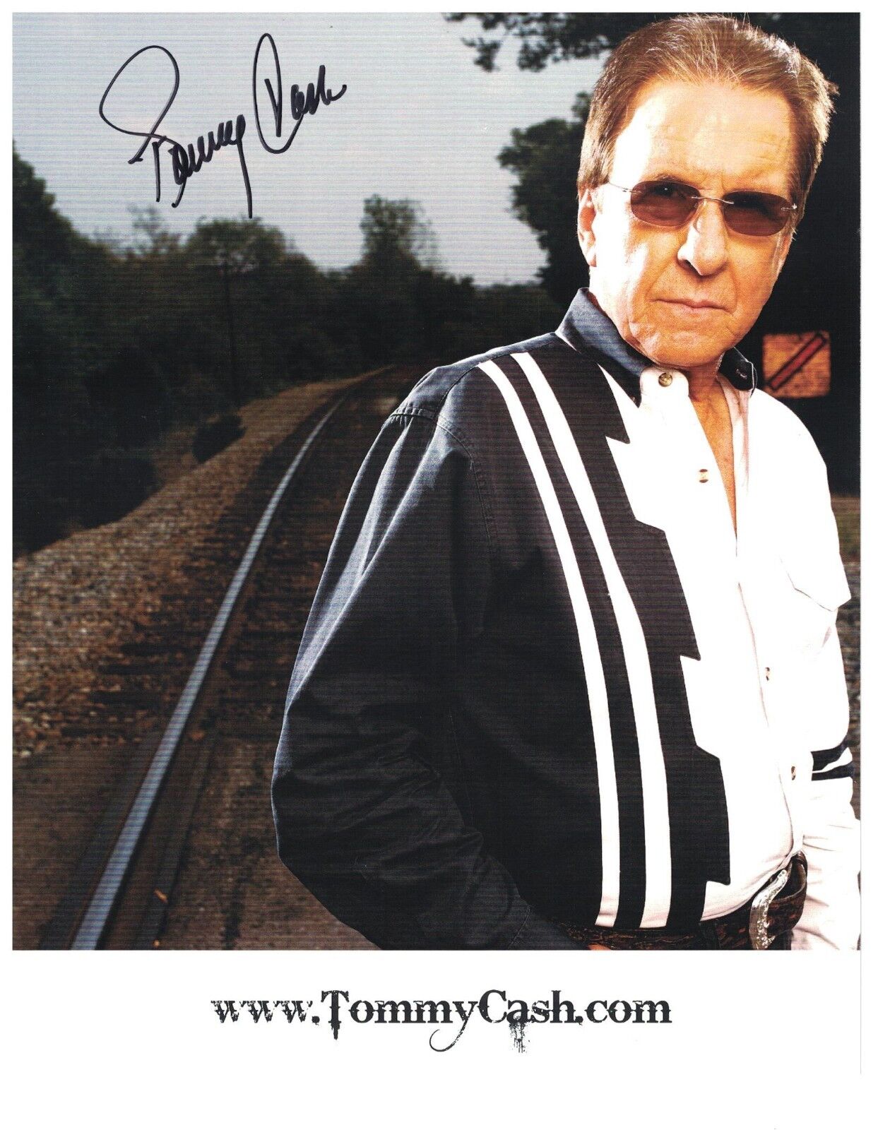 Tommy Cash Signed Autographed 8x10 Photo Poster painting Country Music Singer