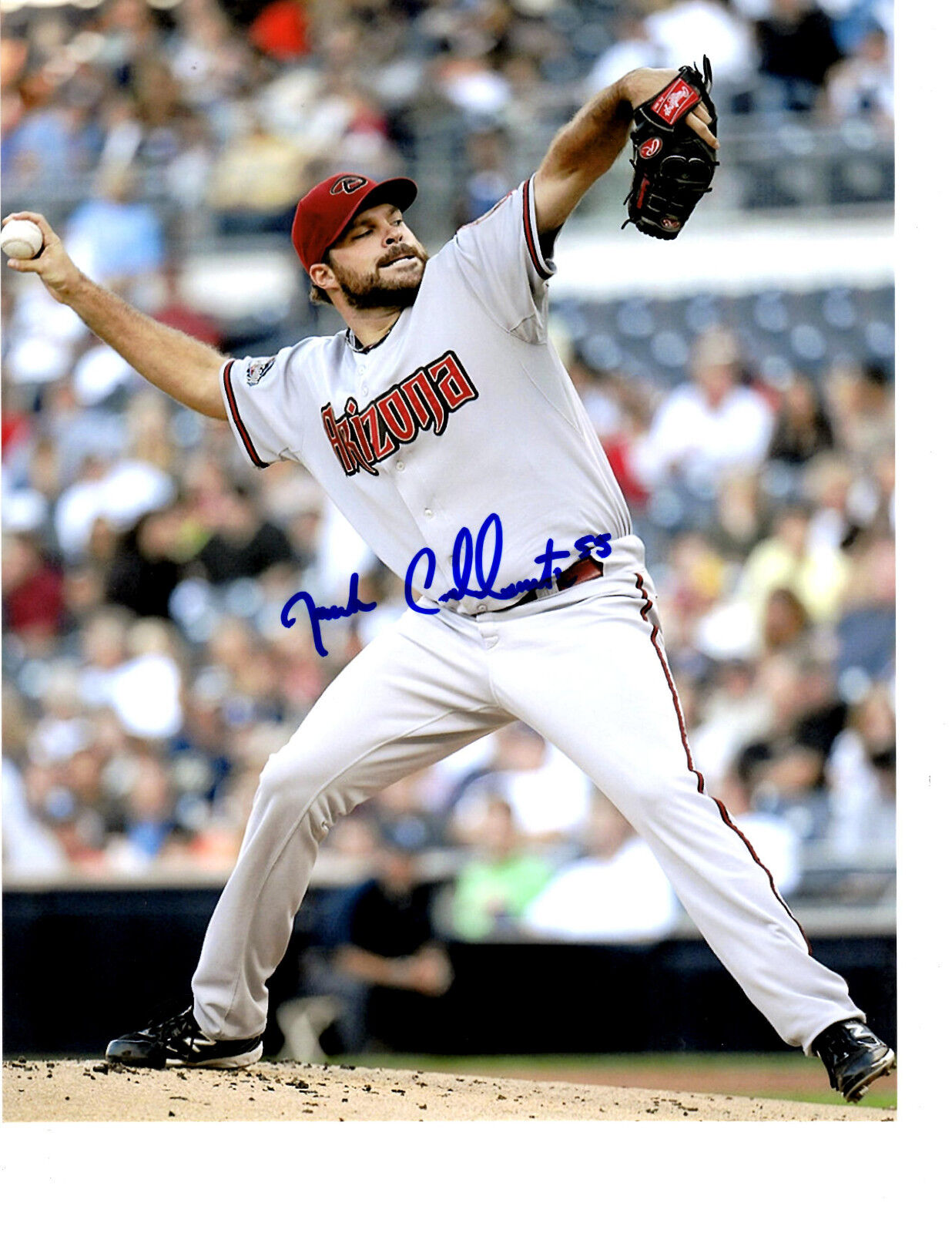 Josh Collmenter hand signed 8X10 Photo Poster painting W/COA Arizona Diamonbacks CMU