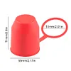 Car Trailer Ball Cap PVC Tow Bar Cap Waterproof for Car Ball Head (Red)
