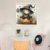 Halloween Witch-11CT Stamped Cross Stitch 40*40cm/15.75*15.75in tapestrymarket