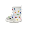 Polka Dot Rainbow Bean shark Adult Rain Boots Women's Fashion 2024 Waterproof Rain Boots Short Tube Water Shoes