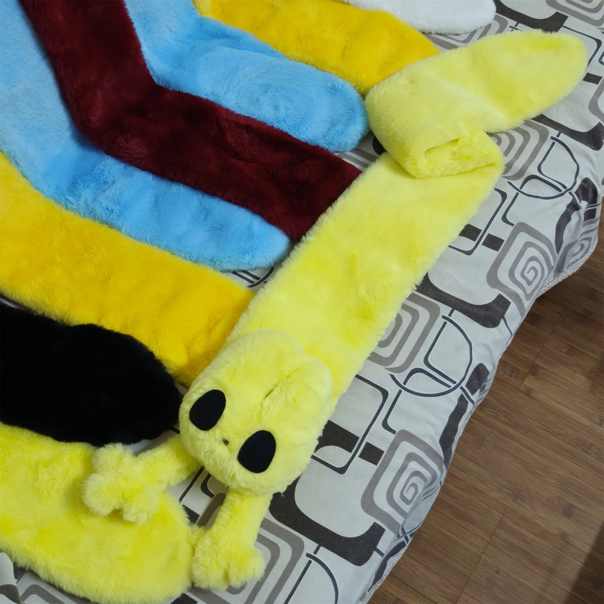 Rain World Slugcat Mook Rabbit Fur Scarf Length 90cm/150cm 
