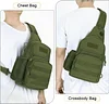 Taktisch Brusttasche Military Schultertasche Tactical Chest Sling Pack MOLLE Armee Crossbody Bag Milit&auml;risch Umh&auml;ngetasche Mini Single Strap Rucksack f&uuml;r Reisen Wandern Camping