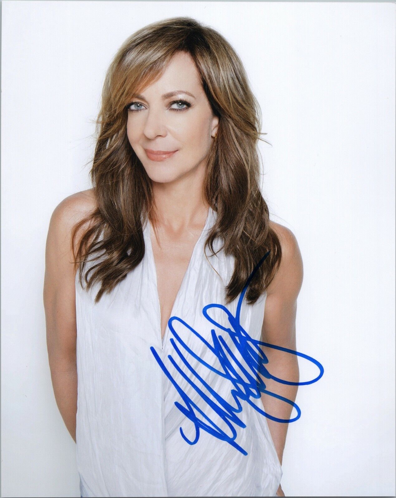 ~~ ALLISON JANNEY Authentic Hand-Signed The West Wing