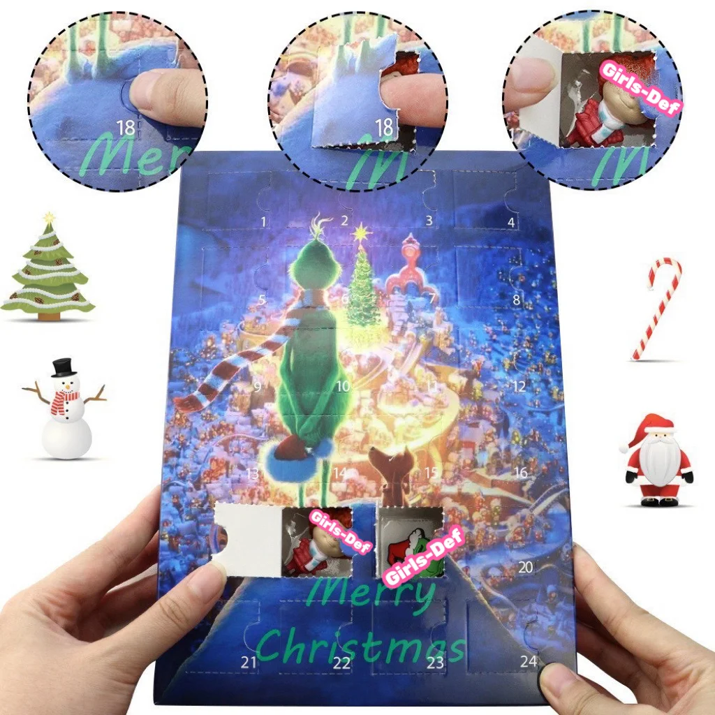 CHRISTMAS SURPRISE BOX self defense set with 24 Mystery Gifts advent calendar mystery box blind box
