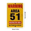 Warning - Vintage Metal Signs(12*16Inch) - Warning