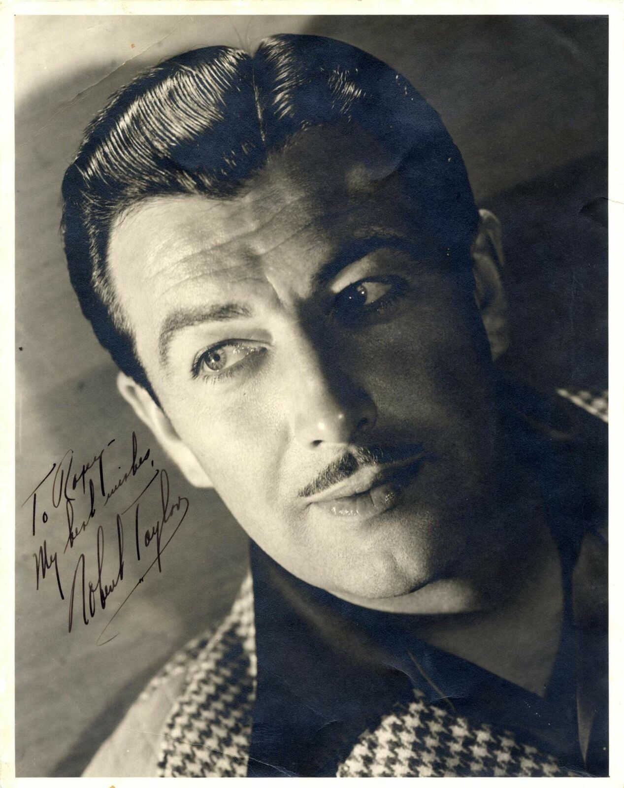 ACTOR Robert Taylor TOP autograph, signed oversized vintage Photo Poster painting