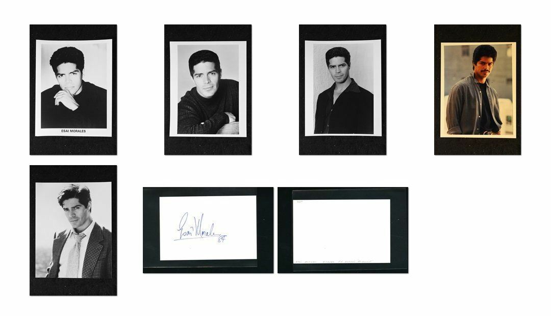 Esai Morales - Signed Autograph and Headshot Photo Poster painting set - NYPD BLUE