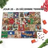 1000 pi&egrave;ces Calendrier de l'Avent de No&euml;l Puzzle