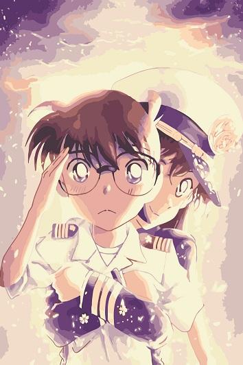 

Shinichi and Ran – Paint By Numbers - 40*50CM, 501 Original