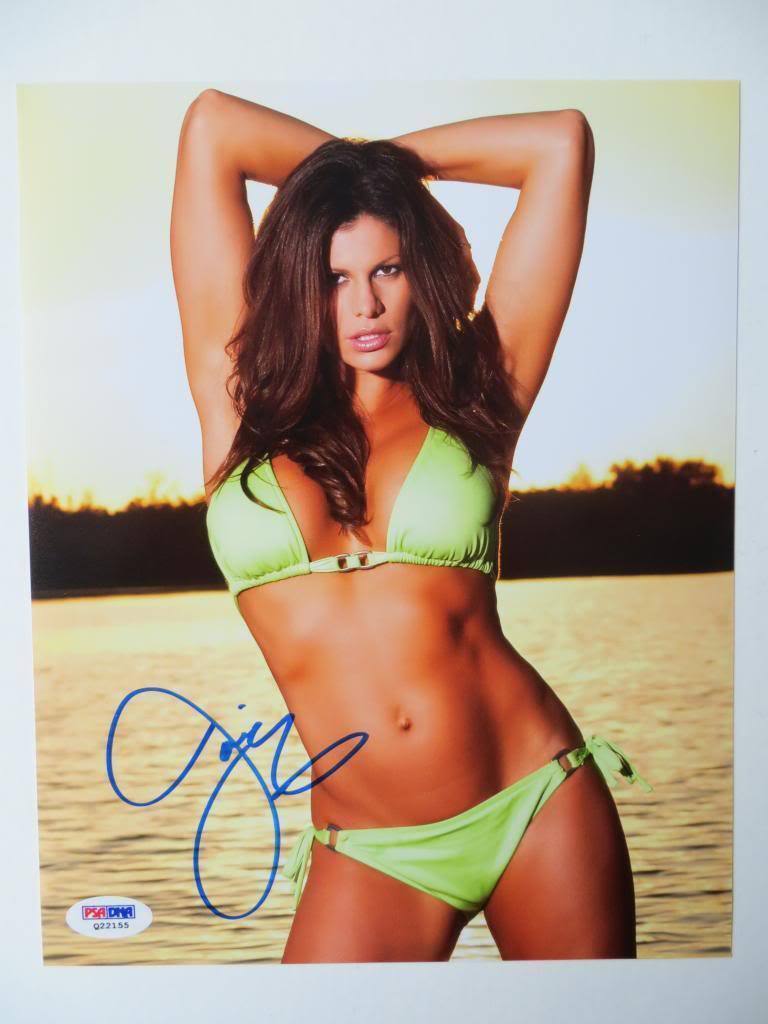 Jackie Haas Signed WWE Diva Authentic Autographed 8x10 Photo Poster painting (PSA/DNA) #Q22155