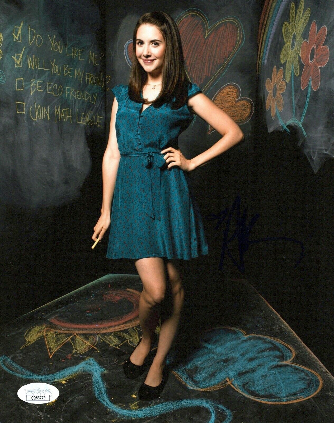 ~~ ALISON BRIE Authentic Hand-Signed BEAUTIFUL