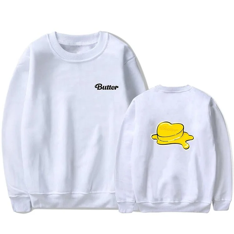 방탄소년단 Butter Round Neck Hoodie
