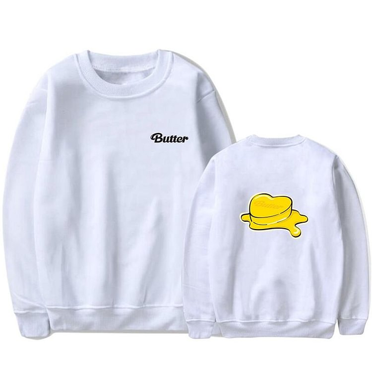 방탄소년단 Butter Round Neck Hoodie