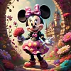 (Multi-Style) Disney Mickey Minnie-Full Round Diamond Painting 30*30cm