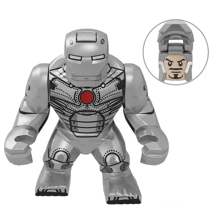 Iron Man Mk 2 Custom Marvel Superhero Large Minifigure Minifigure Bricks monstertoys