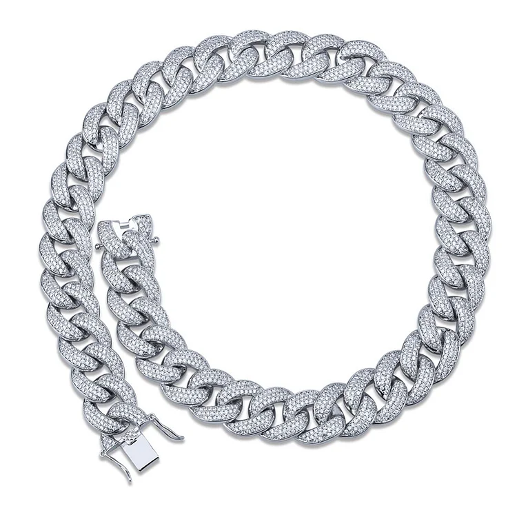 20MM Maimi Cuban Link Chain Men Necklace-VESSFUL
