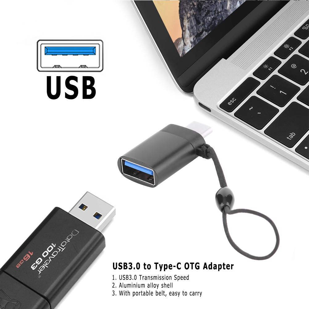 USB3.0 to Type C USB-C OTG Adapter Converter for Samsung Galaxy S9 S8 Plus от Cesdeals WW