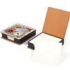 (US Local)5D DIY PU Santa Claus Diamond Painting Notecard Box Gem Art Note Holder