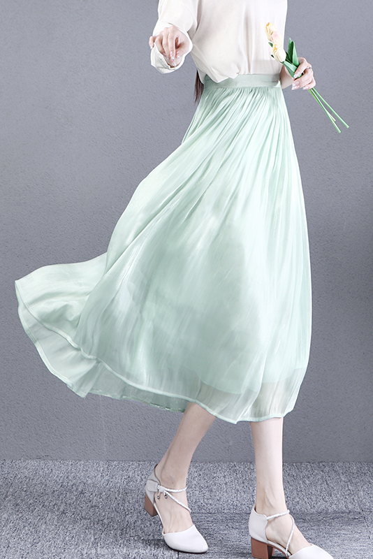 Summer Casual Streamer Skirt Loose A-line Skirt Women