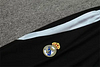 2024/2025 Real Madrid Half-Pull Training Wear White Football Shirt