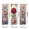 3Pcs DIY Flower Diamond Painting Bookmarks